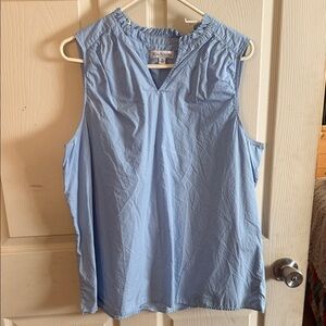 Kim Rogers Light Blue Sleeveless Blouse